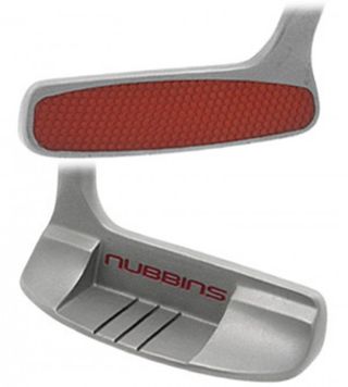 The ping pong-esque face insert of TaylorMade's Nubbins putter