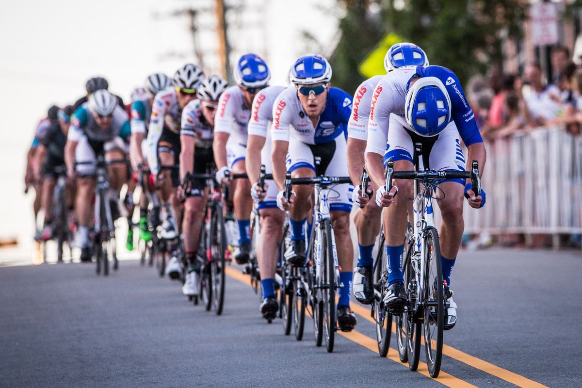 UnitedHealthcare comes to the front with one lap to go.