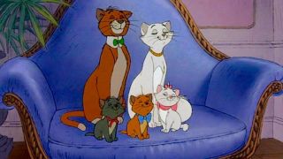 the cat family in Disney's animated classic, The AristoCats