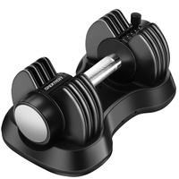 Skonyon adjustable dumbbell 25lbs | was $129.99 | now $79.99 at Walmart
Save on this 25lbs dumbbell and stand. An ergonomic textured grip on the handle means you're gripping in comfort as you click any amount of the durable, cast-iron plates from 5lbs to 25lbs into the mechanism. It's a simple, easy-to-use mechanism, space efficient and perfect for home use.&nbsp;