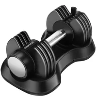Skonyon adjustable dumbbell 25lbs | was $129.99 | now $79.99 at Walmart
Save on this 25lbs dumbbell and stand. An ergonomic textured grip on the handle means you're gripping in comfort as you click any amount of the durable, cast-iron plates from 5lbs to 25lbs into the mechanism. It's a simple, easy-to-use mechanism, space efficient and perfect for home use.&nbsp;