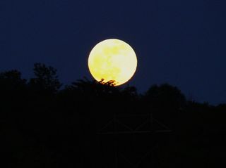 Full Moon Over Newark, Ohio