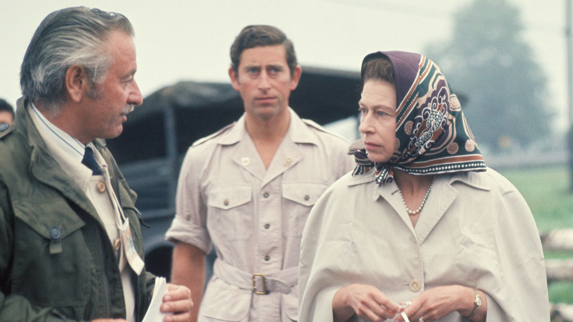 Prince Charles and Queen Elizabeth at the 1976 Olympic Games in Canada