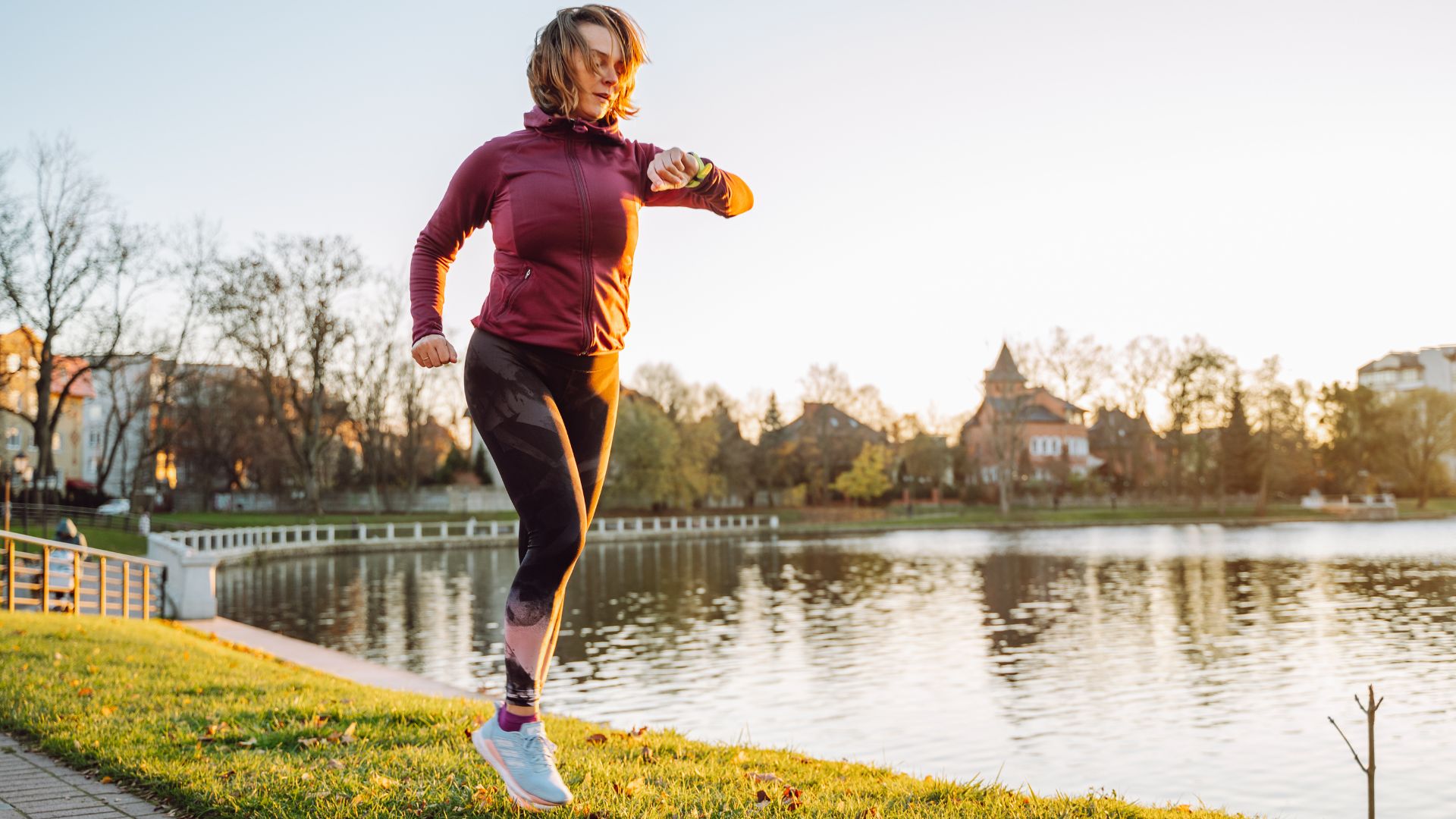 Woman running