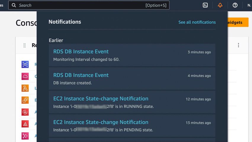 AWS User Notifications