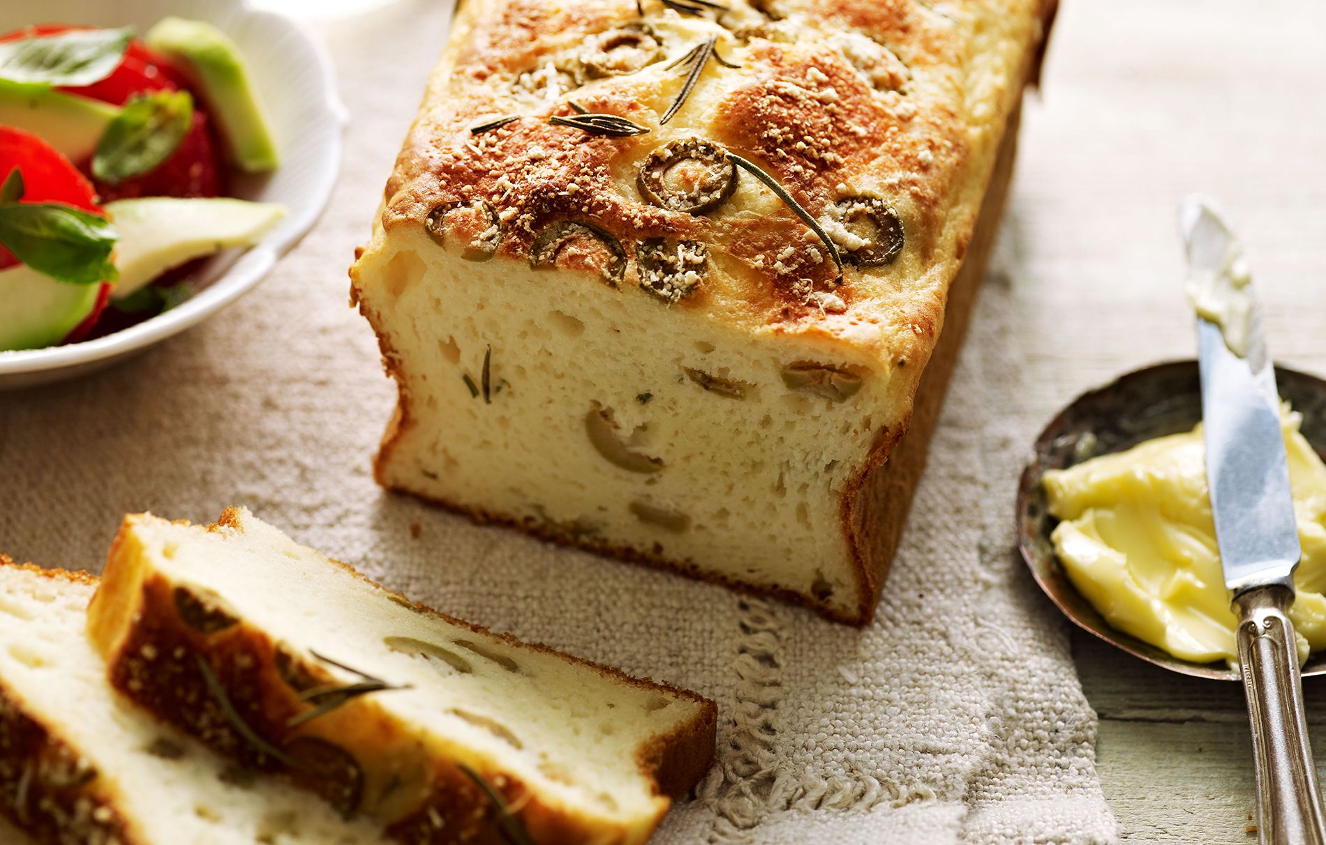 Gluten-free olive bread recipe