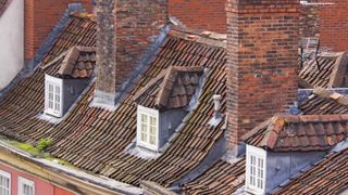 traditional pantile roof in England