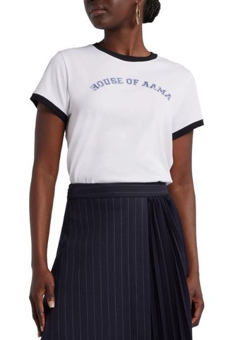 House of Aama Pima Cotton Graphic T-Shirt