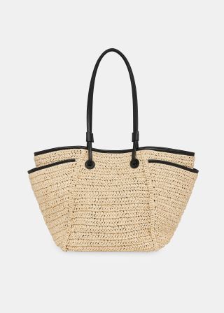 Zoelle Straw Tote Bag