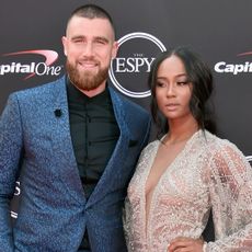 Travis Kelce and his ex-girlfriend Kayla Nicole at the 2018 ESPYS.