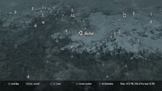 Skyrim map: Morthal