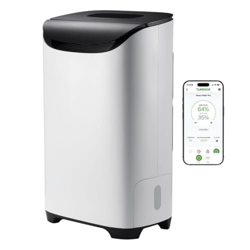 Meaco Dd8l Pro Desiccant Dehumidifier - Faster Clothes Drying | Smart App Control | Customisable Energy Use | for Cold Environments | Anti-Bacterial Ioniser | Ideal for Cars, Boats, Caravans &amp;amp; Garages