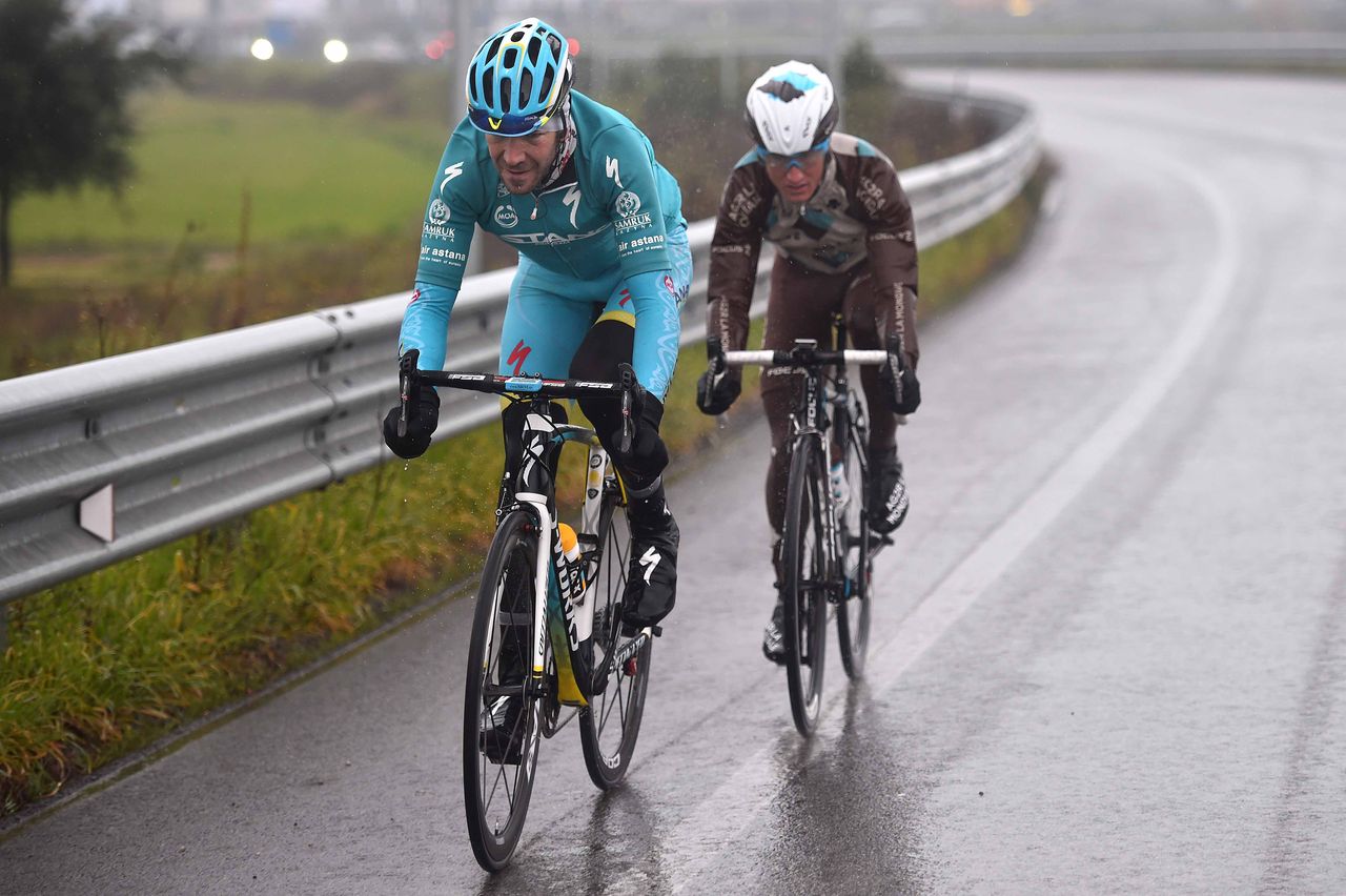 Alessandro Vanotti (Astana) and Alexis Vuillermoz (AG2R La Mondiale)