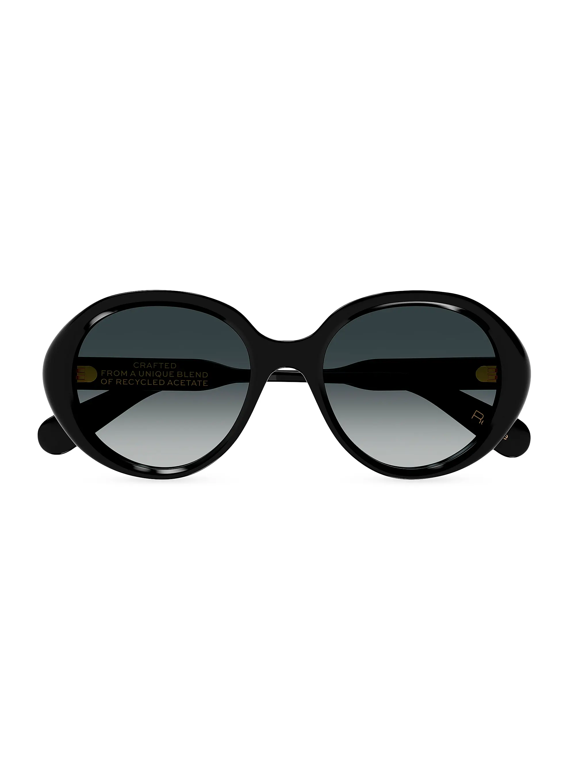 Gayia 53mm Acetate Round Sunglasses