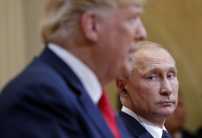 Vladimir Putin and President Trump.