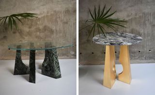 Included in a showcase of new Mexican design at the Museo Tamayo was tables by Comité de Proyectos.
