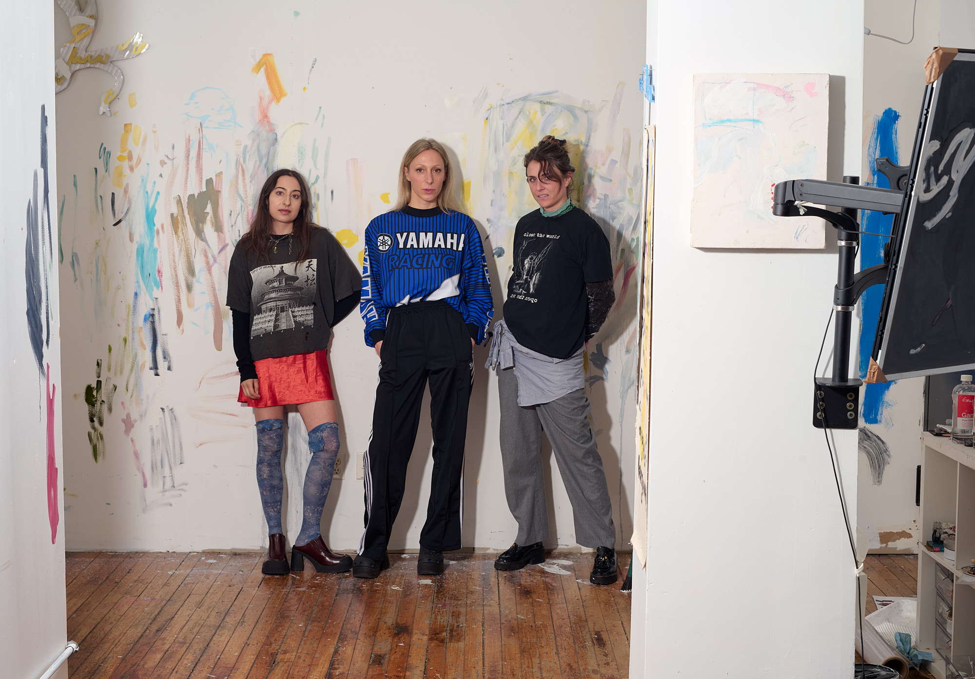 three women artists