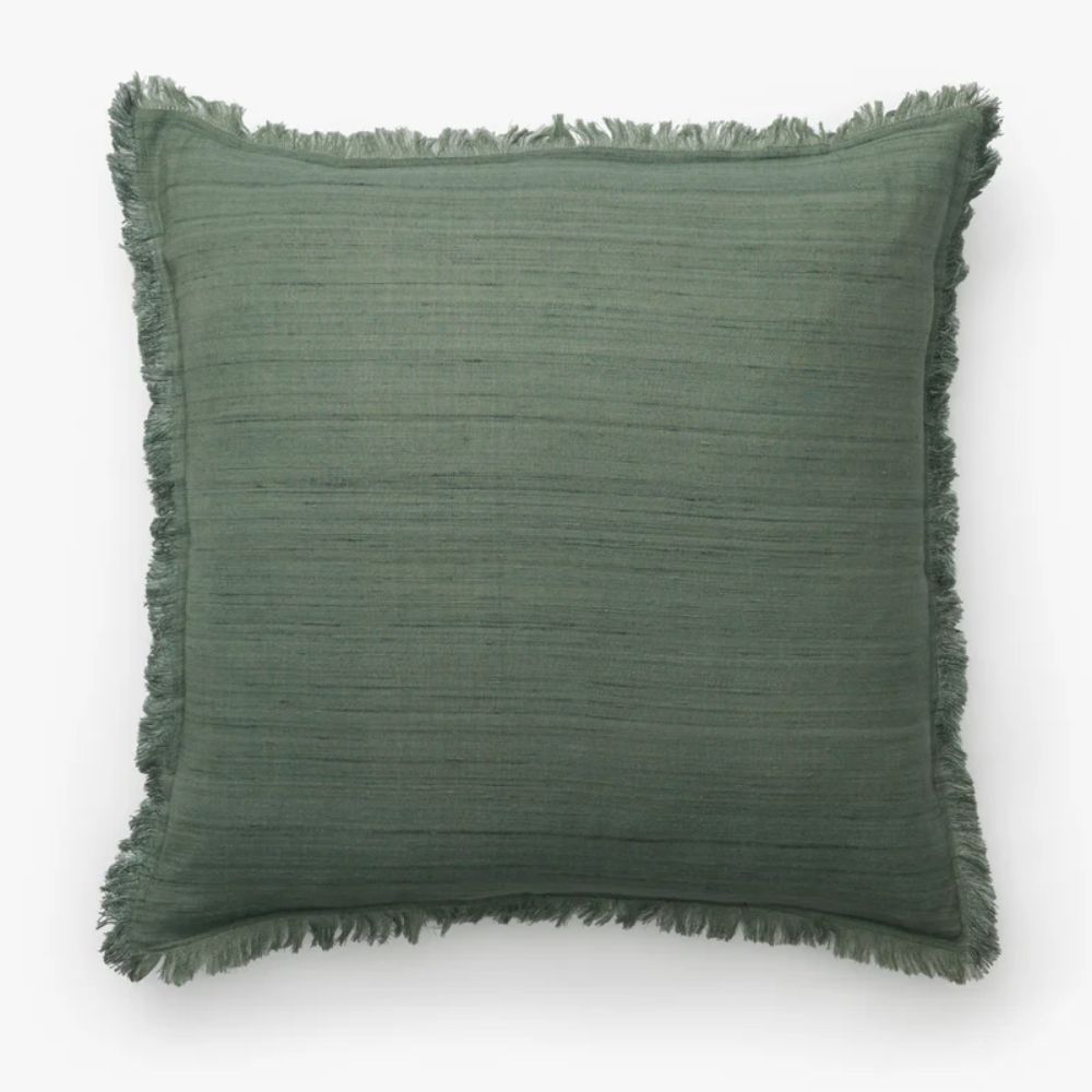 green pillow