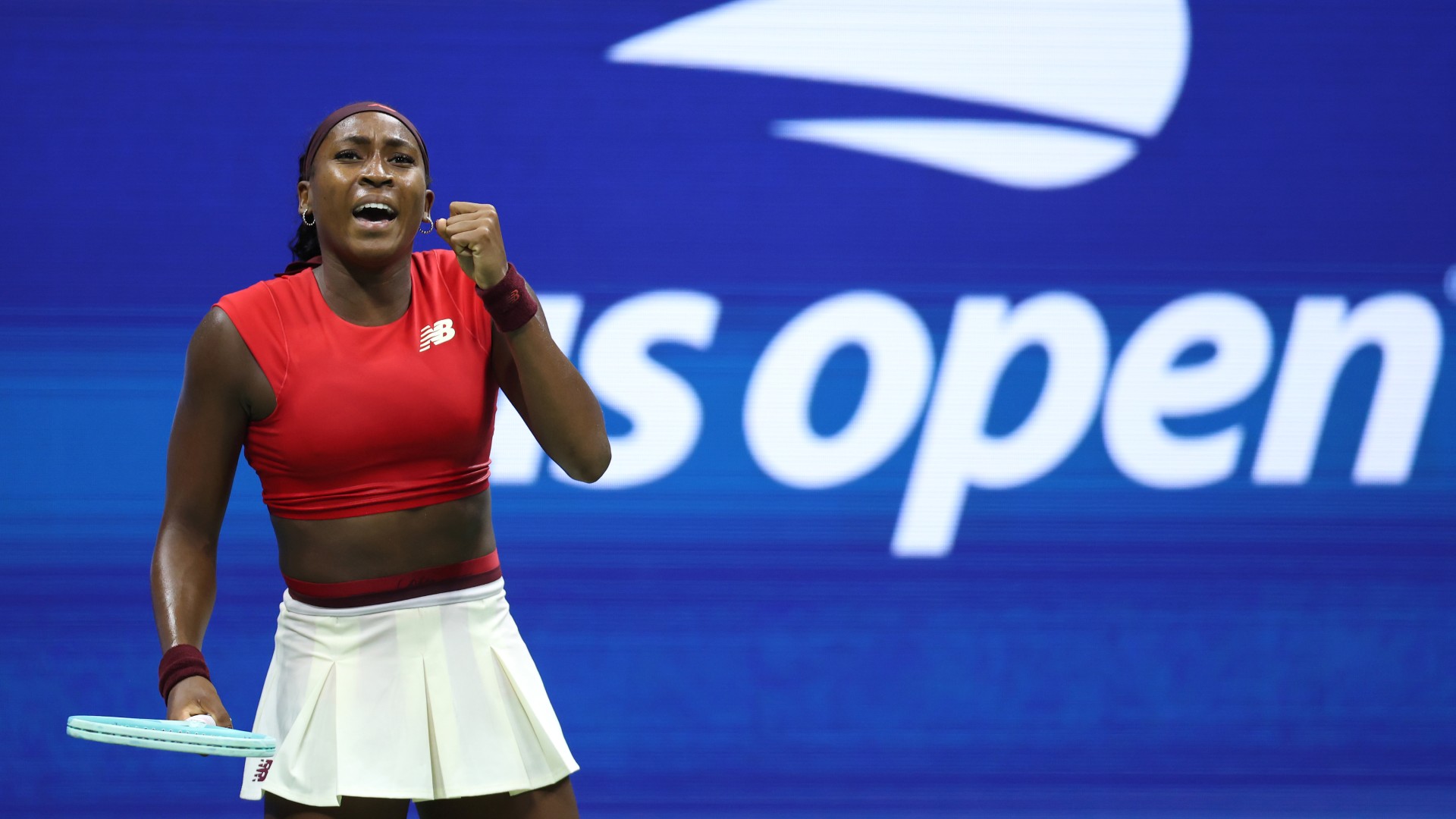 coco gauff at the 2025 us open