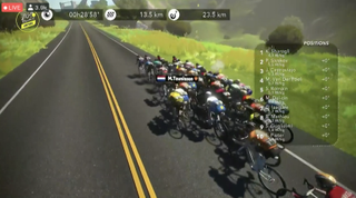 Virtual Tour de France stage 1