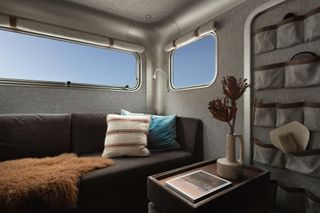 LUME Traveler LT540 interior, one of the best contemporary caravans and travel trailers