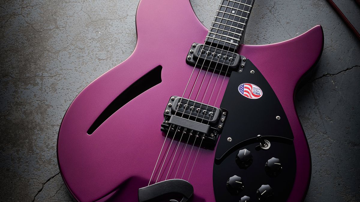 Pink rickenbacker on sale