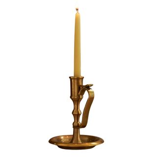 Brass candlestick holder from Rowen & Wren