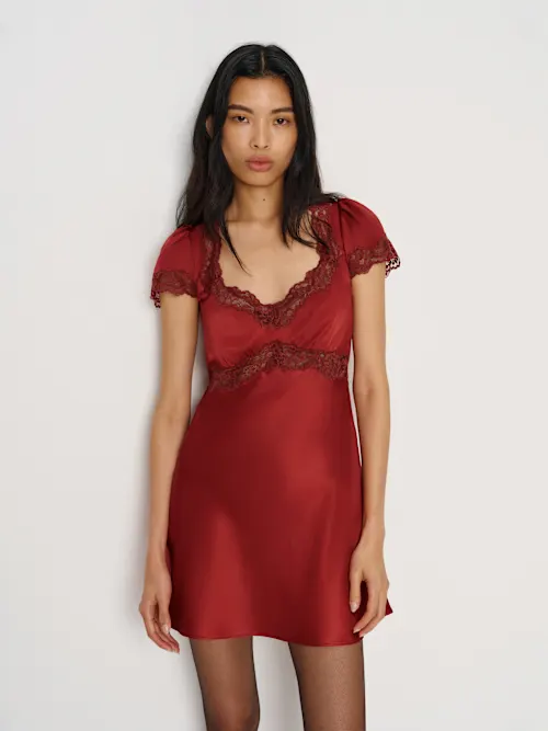 Reformation, Romi Silk Dress