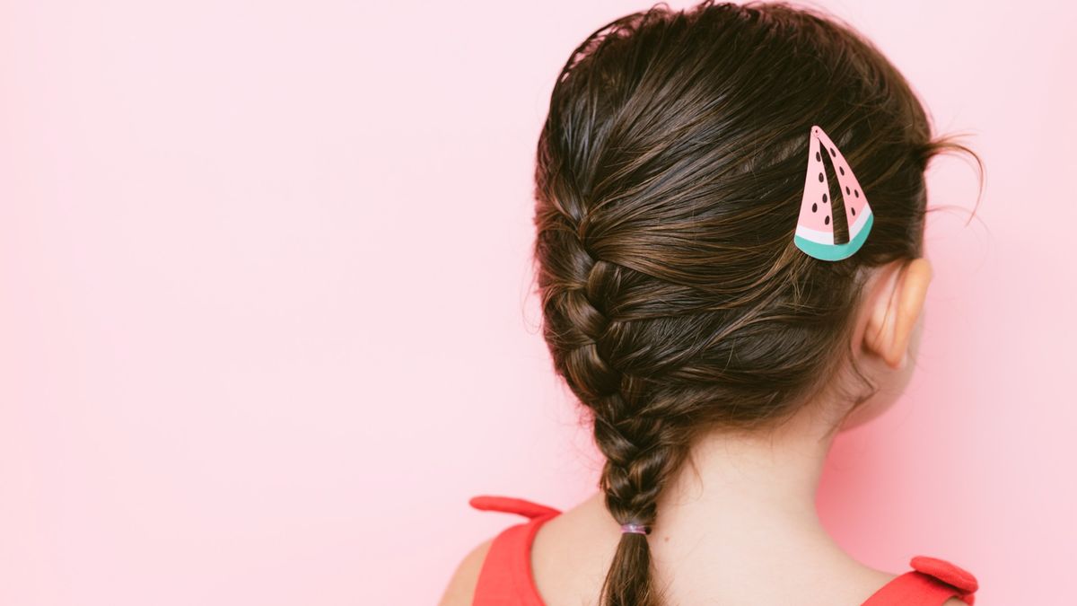 PAIR Baby Kids girls Hair Accessories Clips Snaps Alligator Slides BEAR DESIGN 