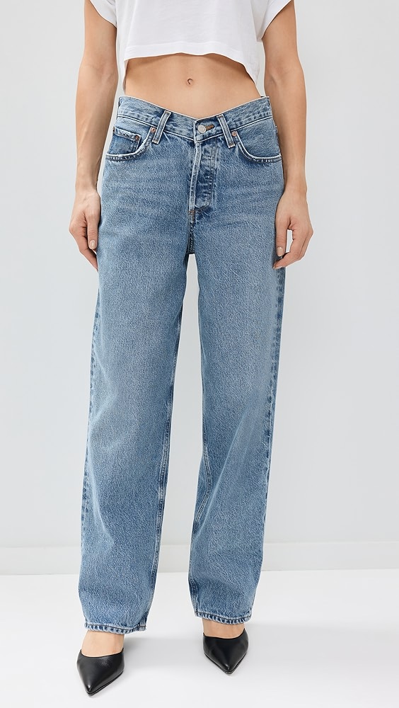 Agolde V Waist Baggy Jeans