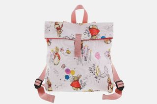 A backpack for kids featuring a cute and stylish rabbit print