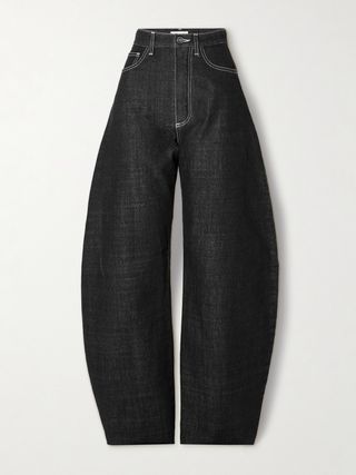 High-Rise Tapered Jeans
