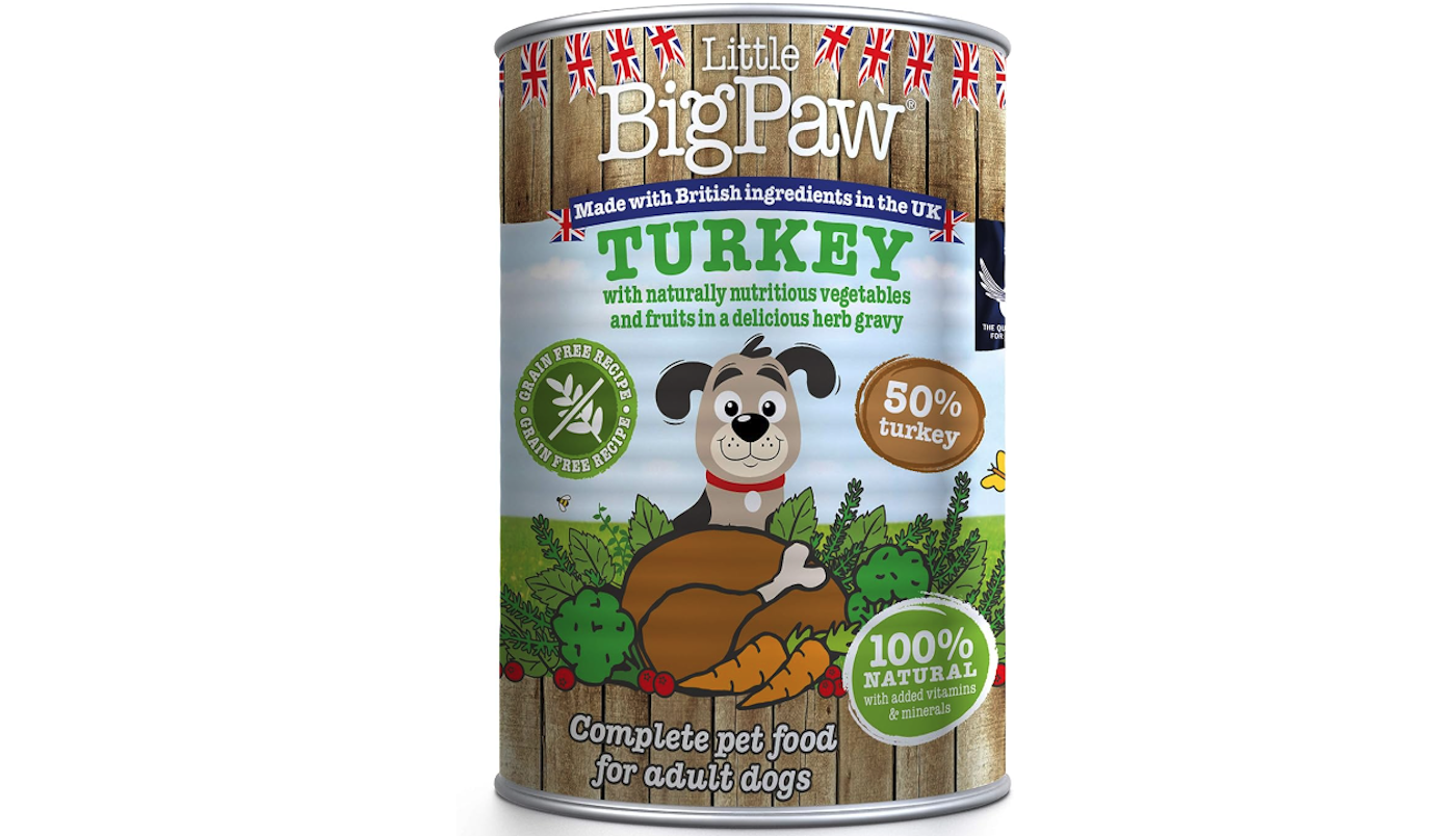 Little Big Paw dog food tin