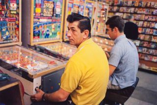 Las Vegas (yellow shirt guy at pinball machine)