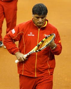 Toni Nadal at the 2009 Davis Cup.