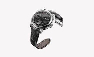 The Harry Winston Midnight Tourbillon GMT is a limited-edition piece