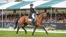 Burghley Horse Trials dressage: Emily King and Valmy Biats