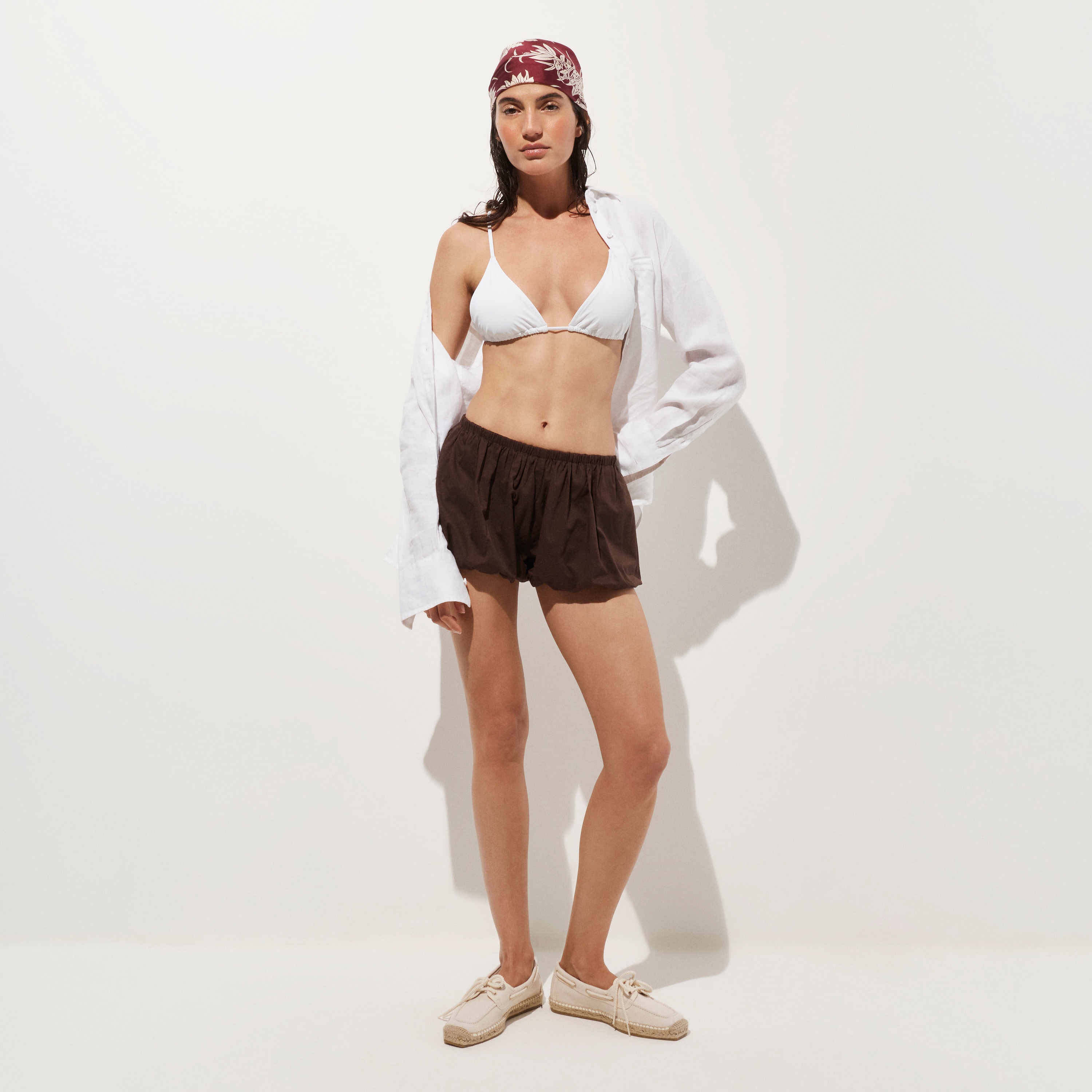 Bubble-Hem Beach Short