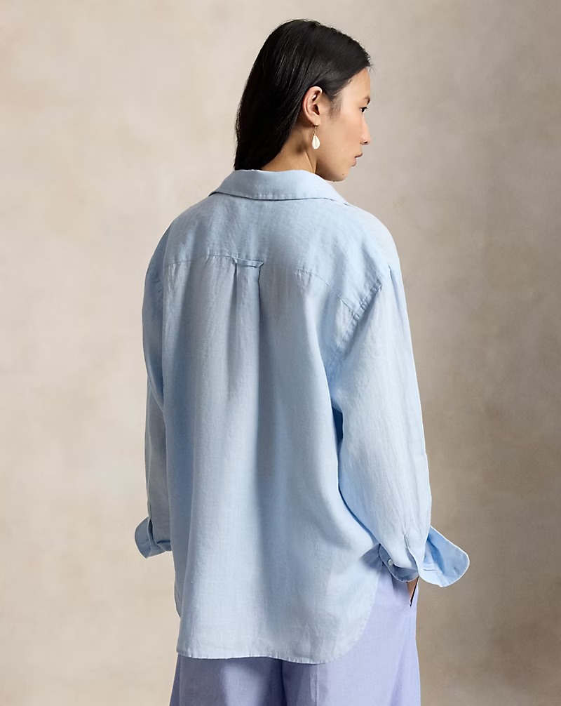 Polo Ralph Lauren, Oversize Fit Big Pony Linen Shirt