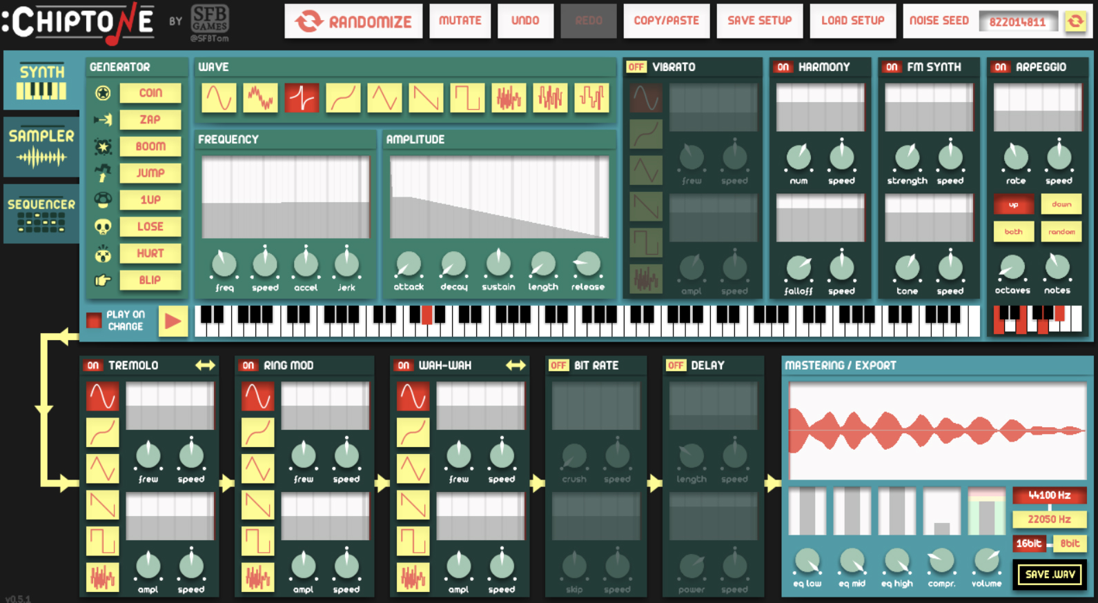 Create Sound Effects For Games or Just For Fun With This Awesome Tool 