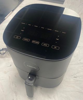 An overhead shot of the Cosori Pro LE air fryer