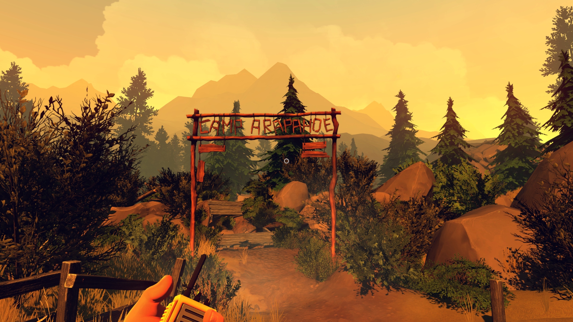 A Firewatch screenshot.