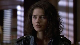 Jill Hennessy as Claire Kincaid in the Law & Order Season 6 finale.