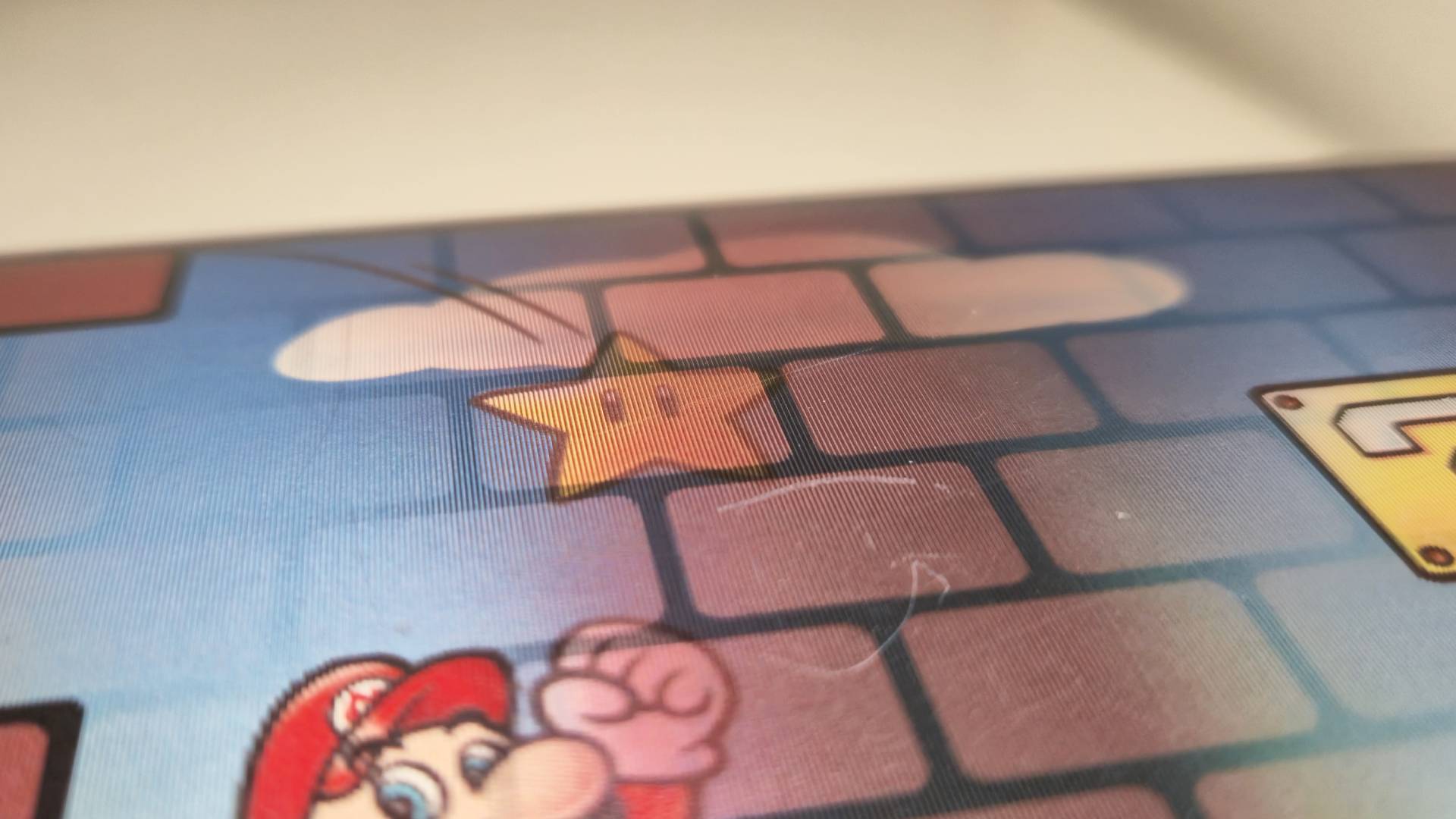 Close up photos of scratches as they appear on top of the Turtle Beach PlayTrek Switch 2 case.