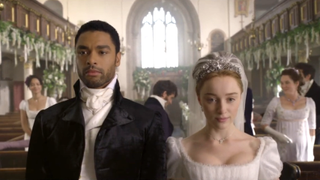 simon and daphne getting married on bridgerton season 1