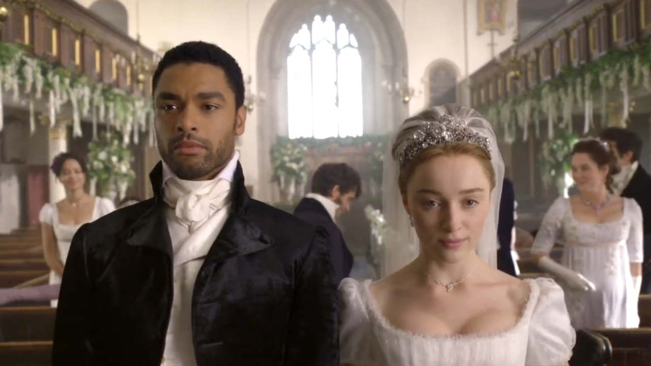 simon and daphne getting married on bridgerton season 1