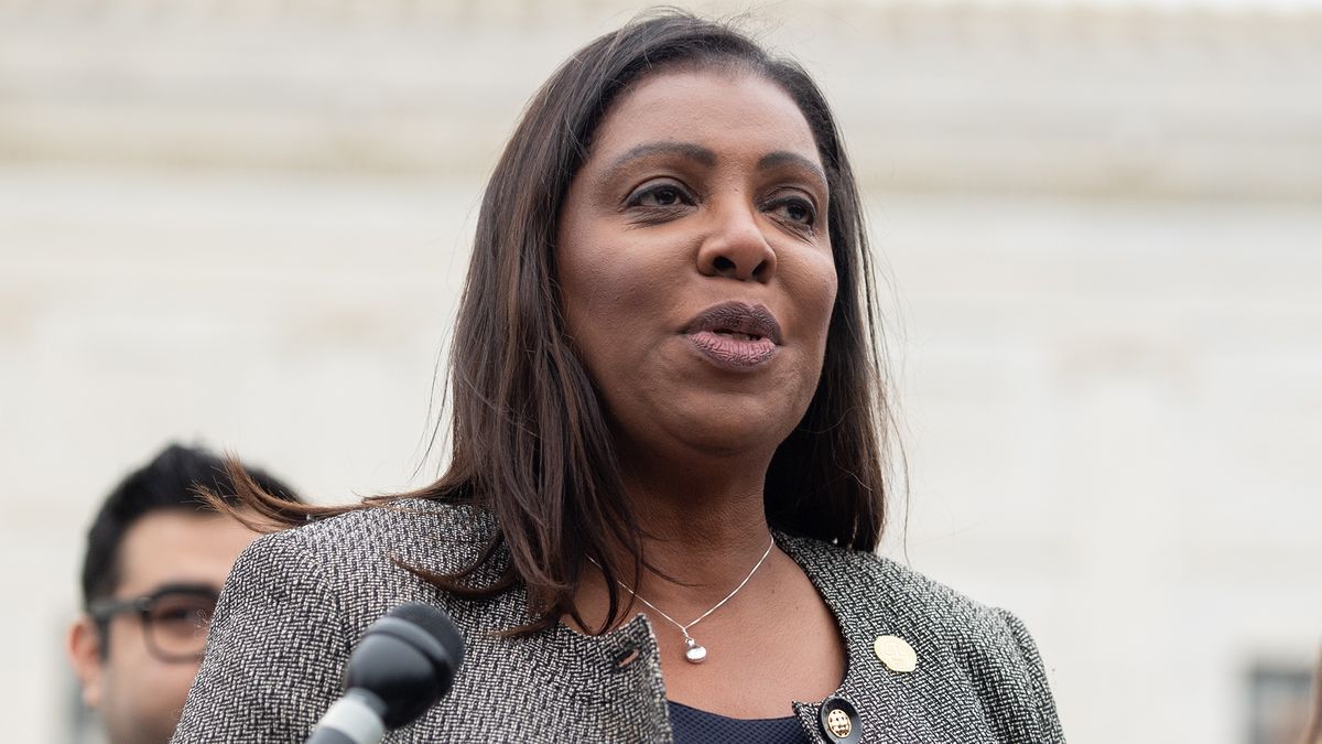 New York Attorney General Letitia James speaks following arguments about ending DACA (Deferred Action for Childhood Arrivals) outside the US Supreme Court in Washington, DC, November 12, 2019