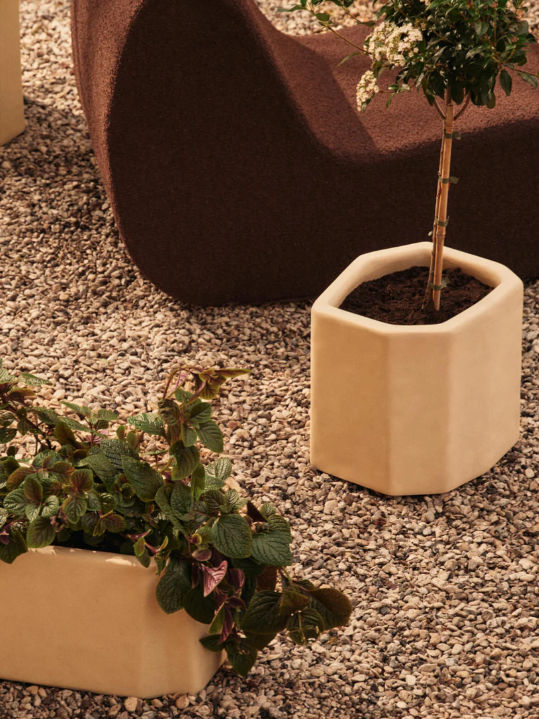 A cream planter from Ferm Living