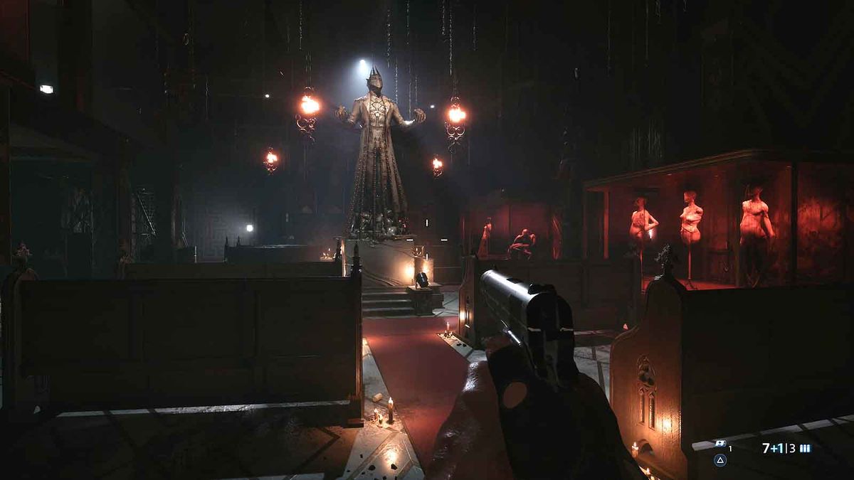 Screens from a horror game