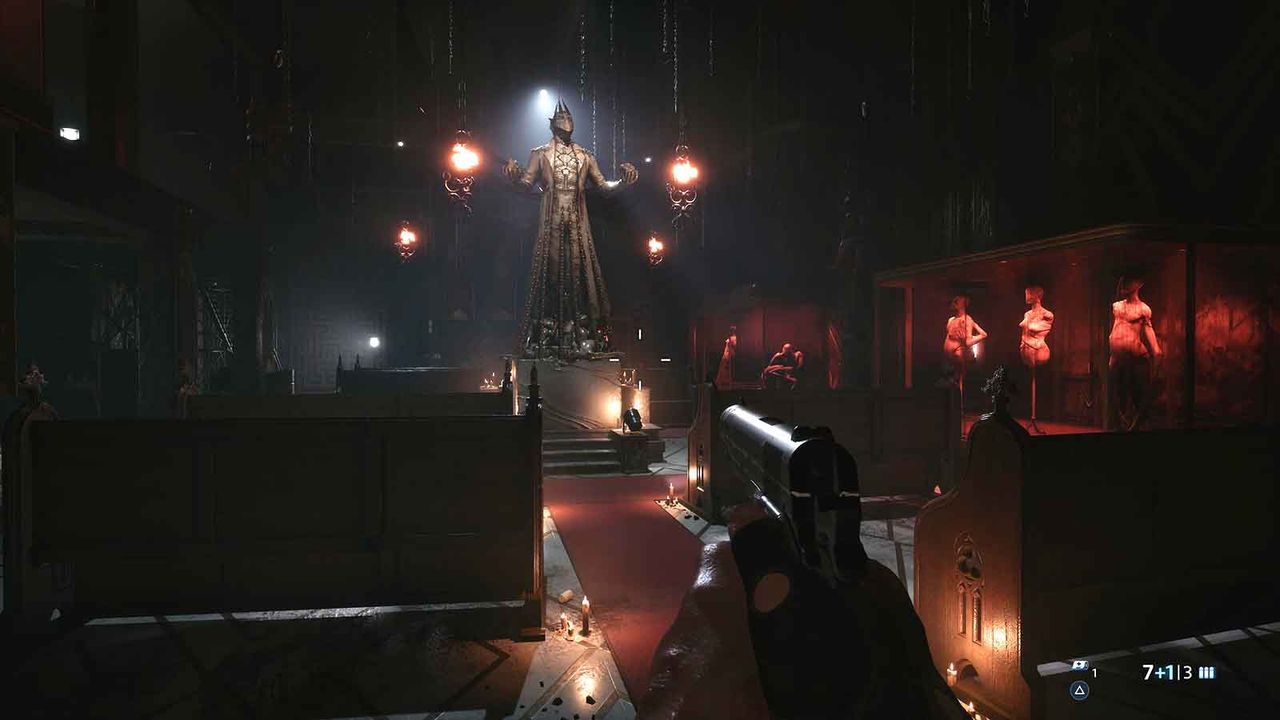 Screens from a horror game
